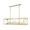 Z-Lite Easton Linear Chandelier, 13-Light, 13 In.W x 54 In.L x 13 In.H, Rubbed Brass/Rubbed Brass 3038-13L-RB - alternate 1